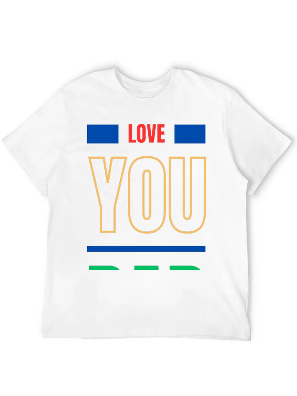 Love You Graphic Print Crew Neck T-Shirt product image 11