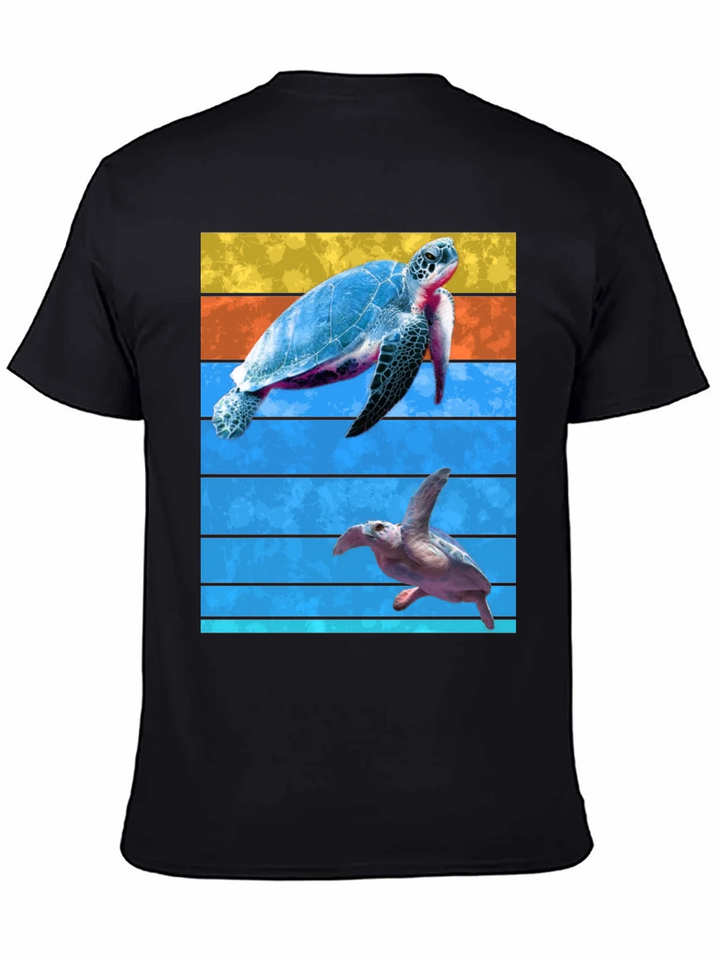 Turtle Graphic Tee - Ocean Lovers Black T-Shirt product image 4