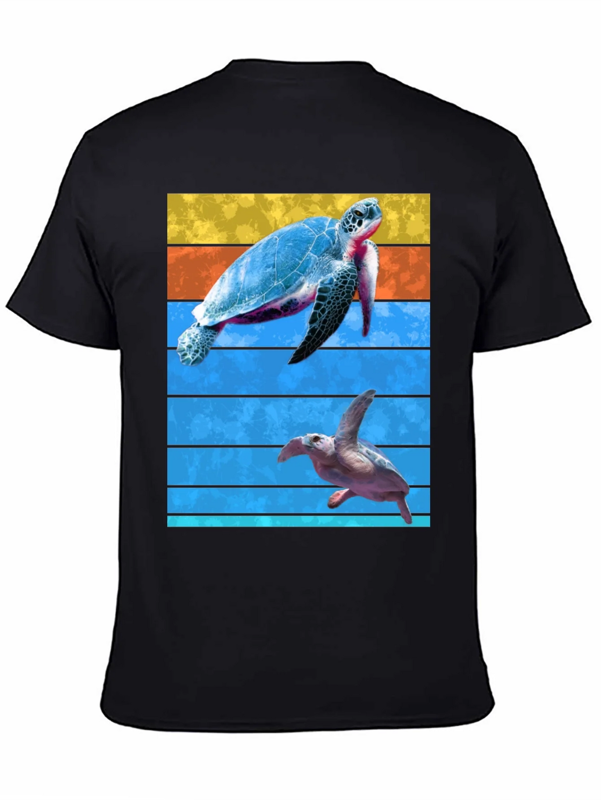 Turtle Graphic Tee - Ocean Lovers Black T-Shirt product image 4