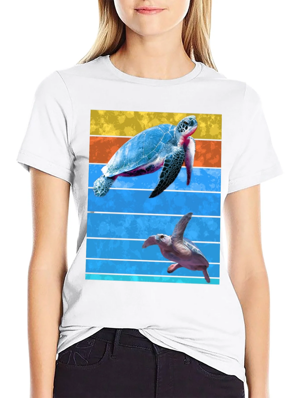 Turtle Graphic Tee - Ocean Lovers Black T-Shirt product image 8