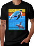 Turtle Graphic Tee - Ocean Lovers Black T-Shirt product image 1