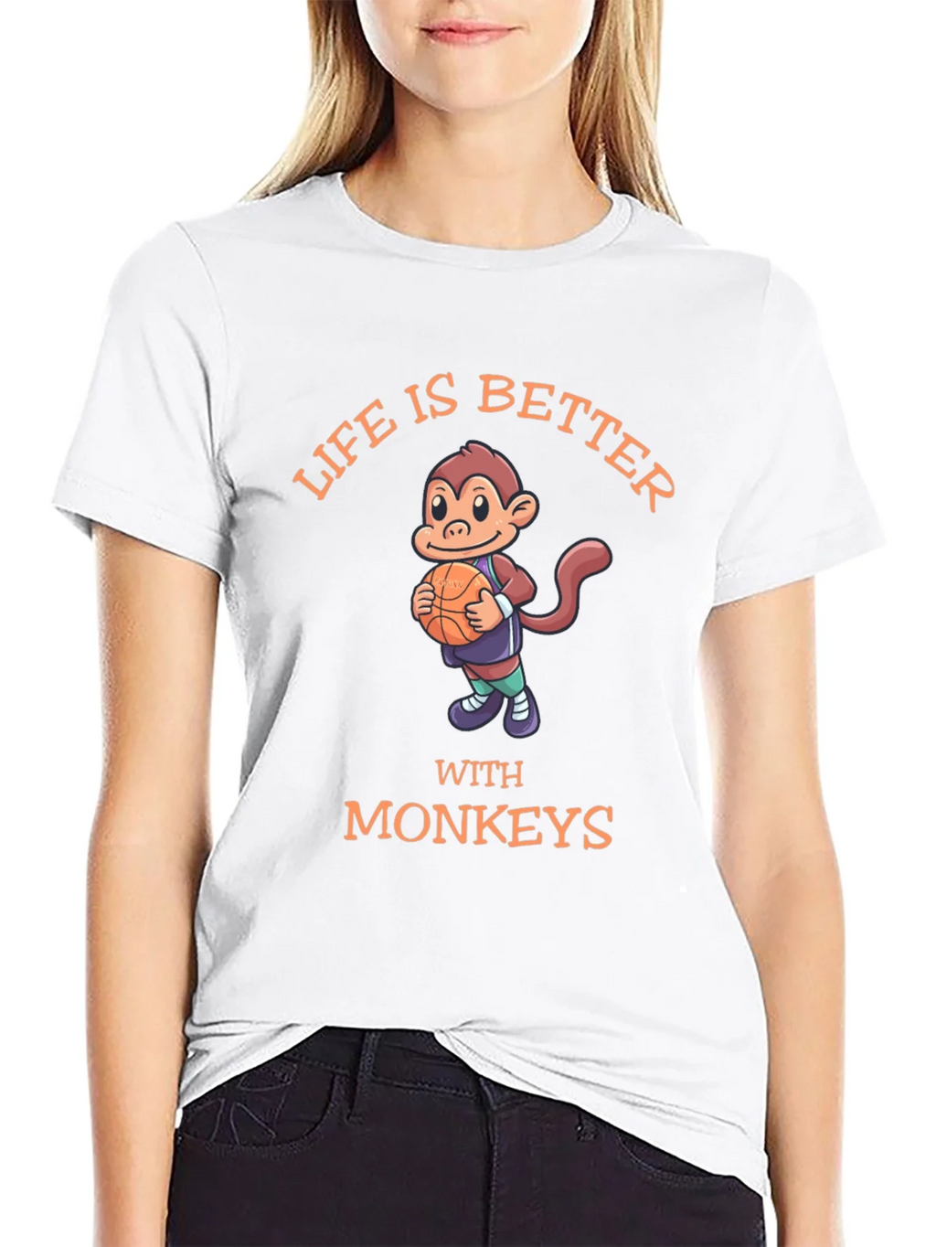 Life is Better With Monkeys T-Shirt product image 8