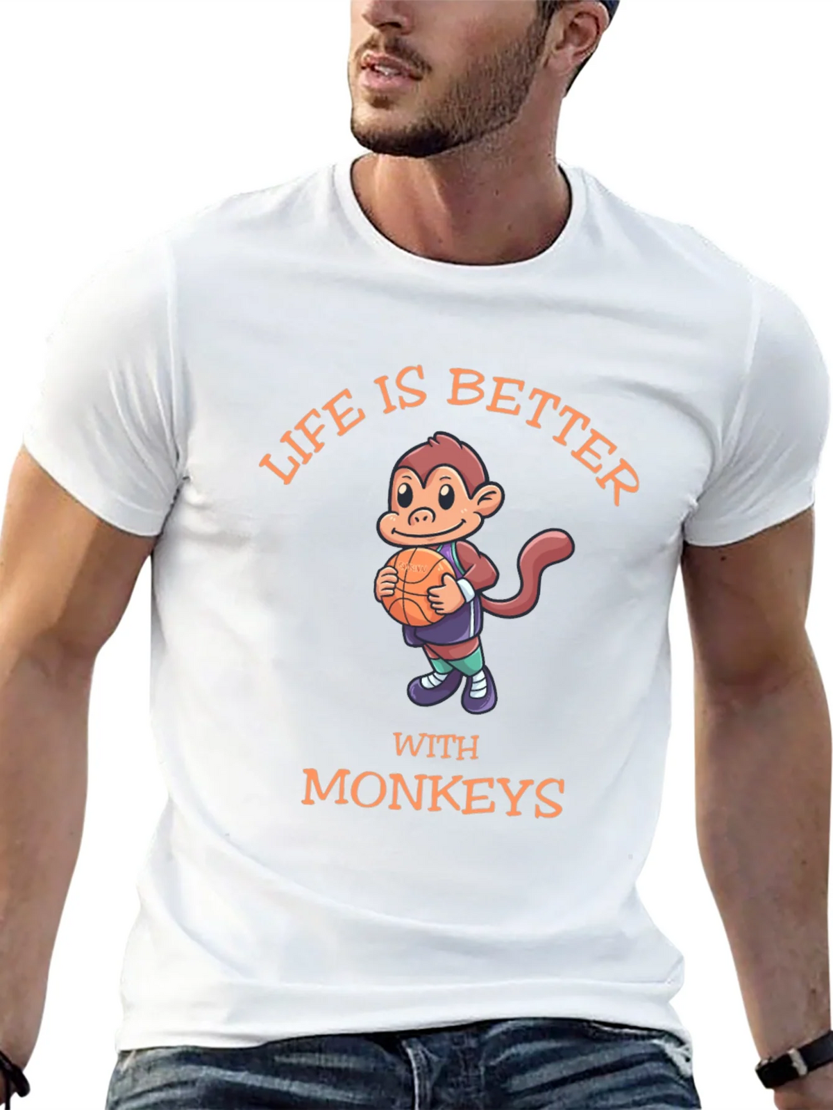 Life is Better With Monkeys T-Shirt product image 12