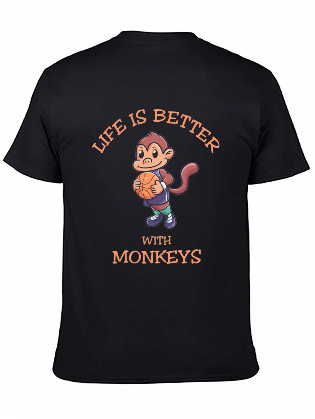 Life is Better With Monkeys T-Shirt product image 4