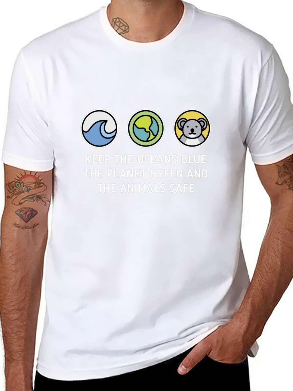 Eco-Friendly Graphic T-Shirt: Save the Planet Tee product image 7