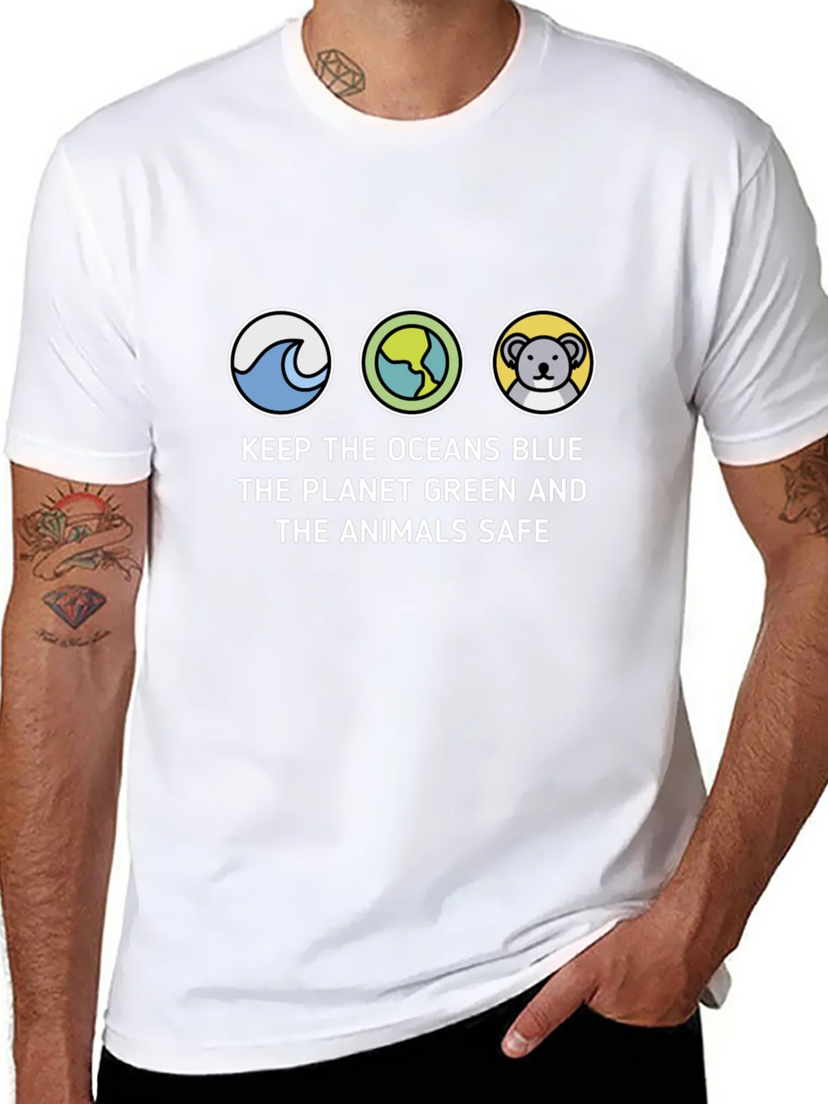 Eco-Friendly Graphic T-Shirt: Save the Planet Tee product image 7