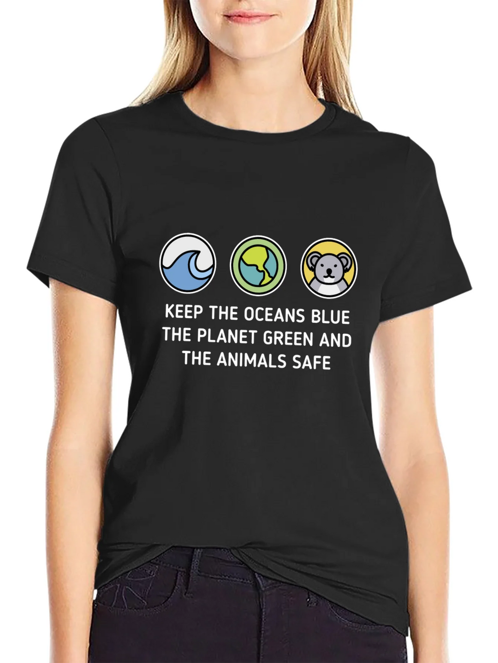 Eco-Friendly Graphic T-Shirt: Save the Planet Tee product image 2