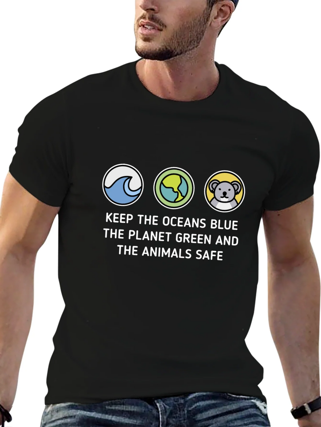 Eco-Friendly Graphic T-Shirt: Save the Planet Tee product image 6
