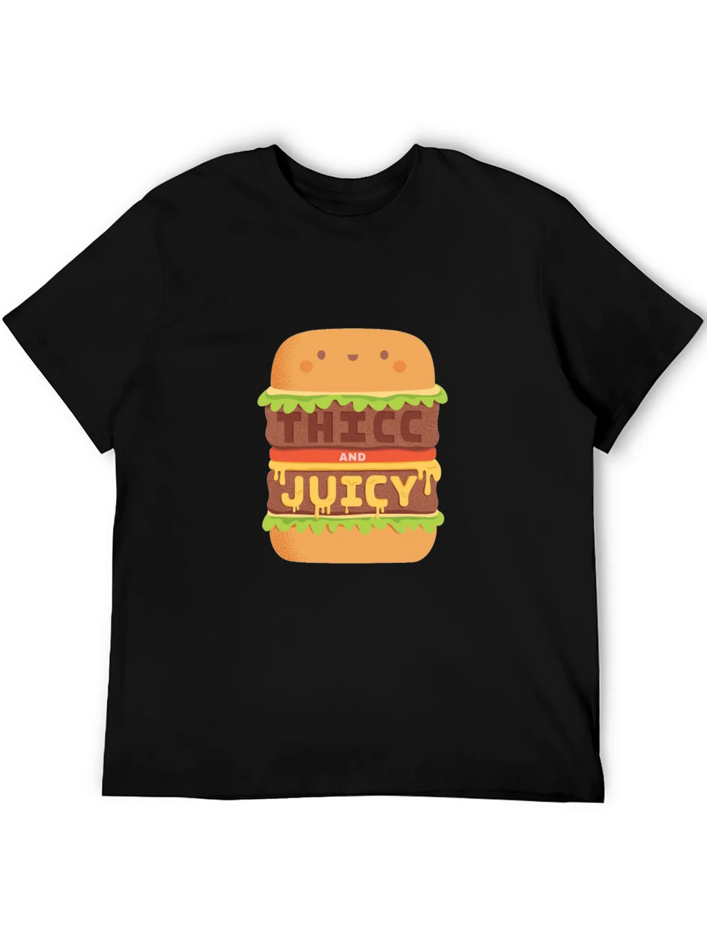 Thiccc and Juicy Burger Graphic Tee product image 5