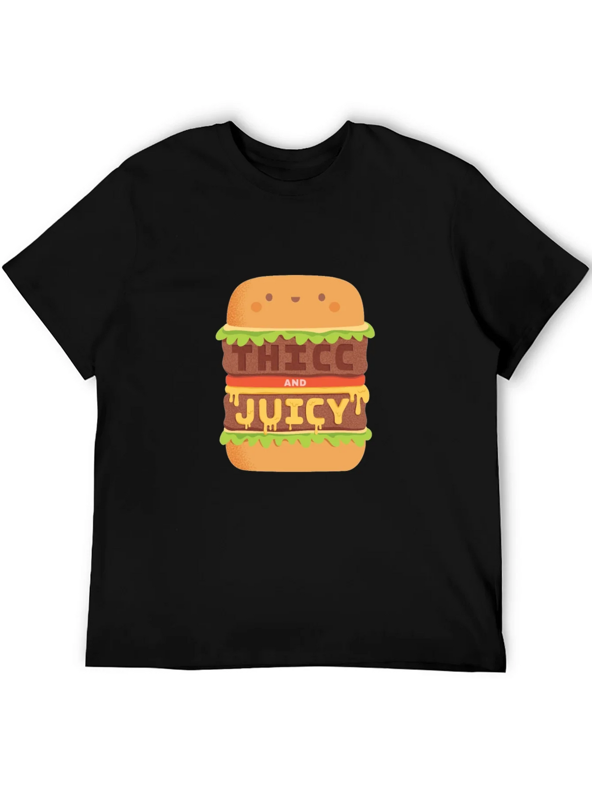 Thiccc and Juicy Burger Graphic Tee product image 5