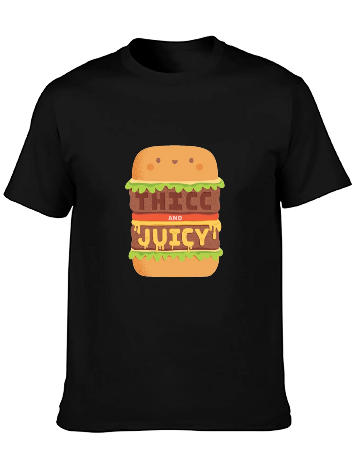 Thiccc and Juicy Burger Graphic Tee product image 3