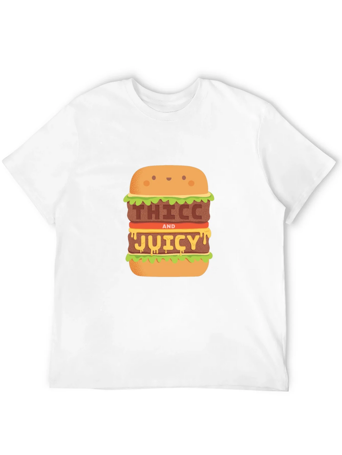 Thiccc and Juicy Burger Graphic Tee product image 11