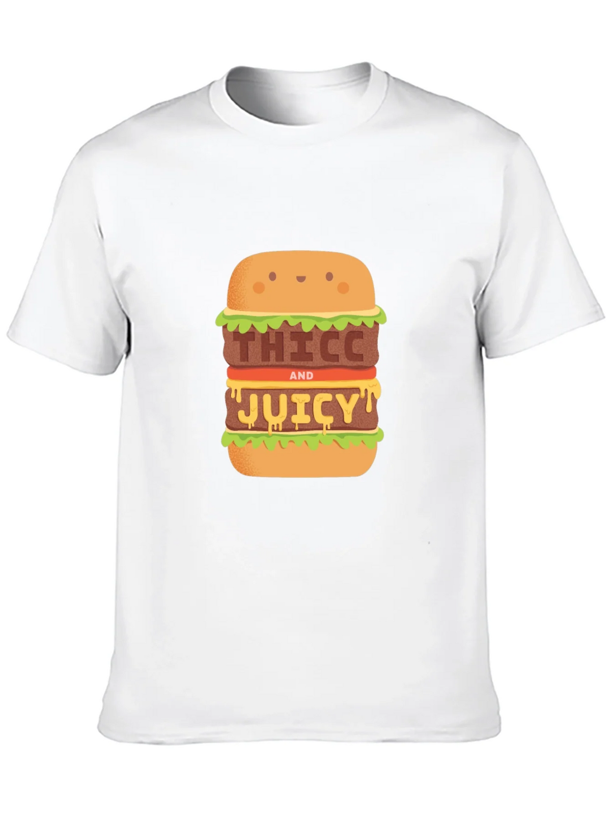 Thiccc and Juicy Burger Graphic Tee product image 9