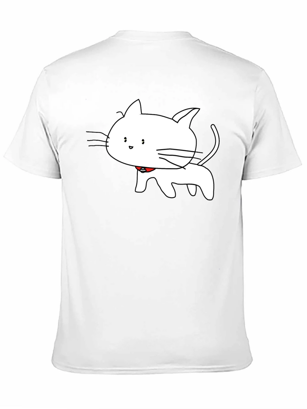 Cute Cartoon Cat T-Shirt - Black product image 10