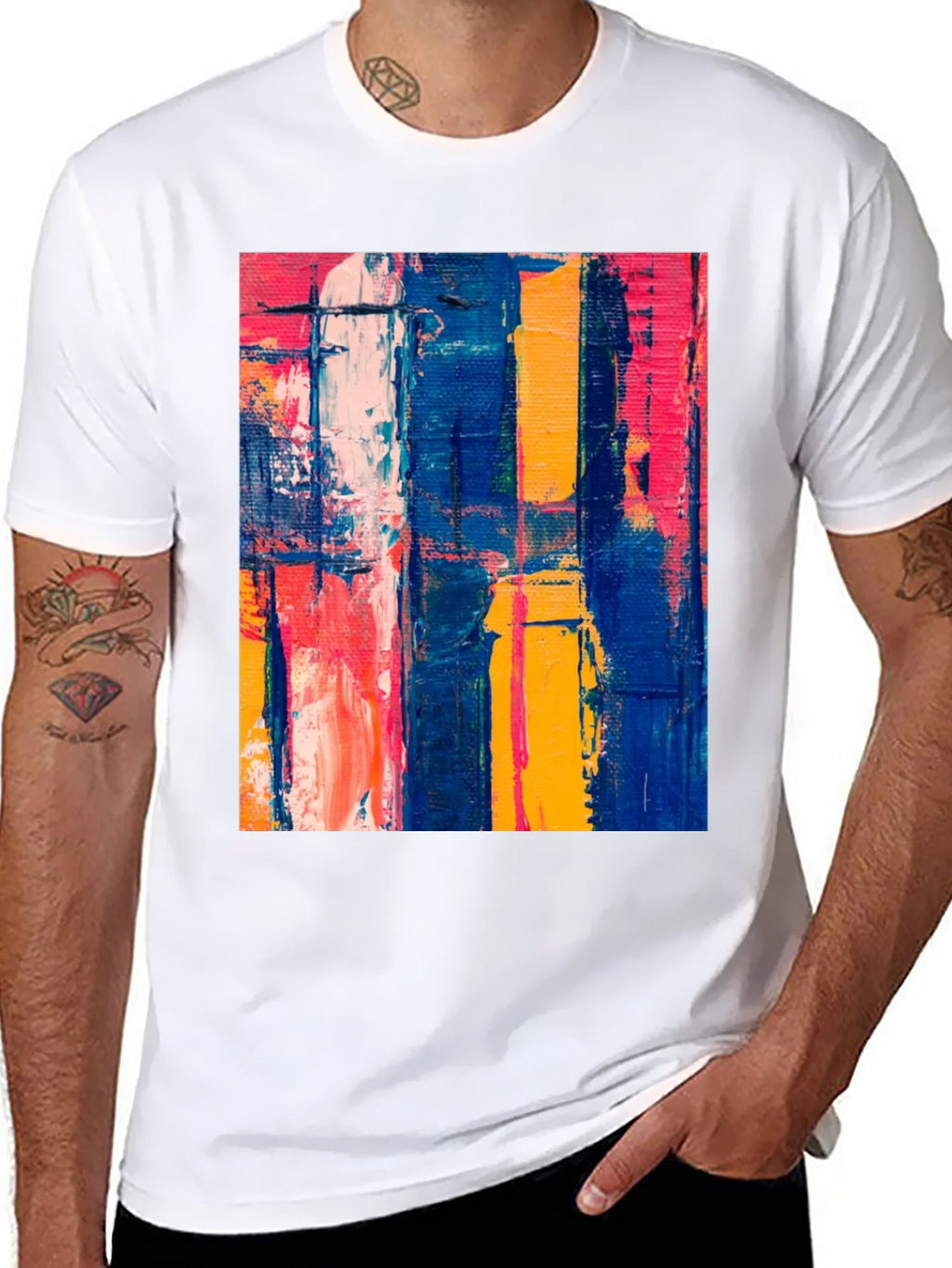 Abstract Art Graphic Tee - Modern Style T-Shirt product image 1