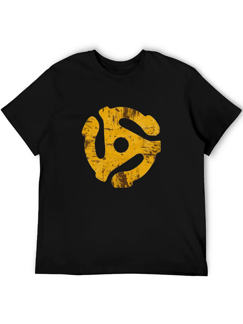 Retro Record Adapter Graphic Tee - Black product image 5