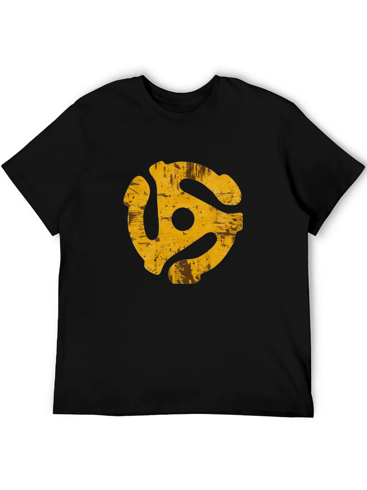 Retro Record Adapter Graphic Tee - Black product image 5