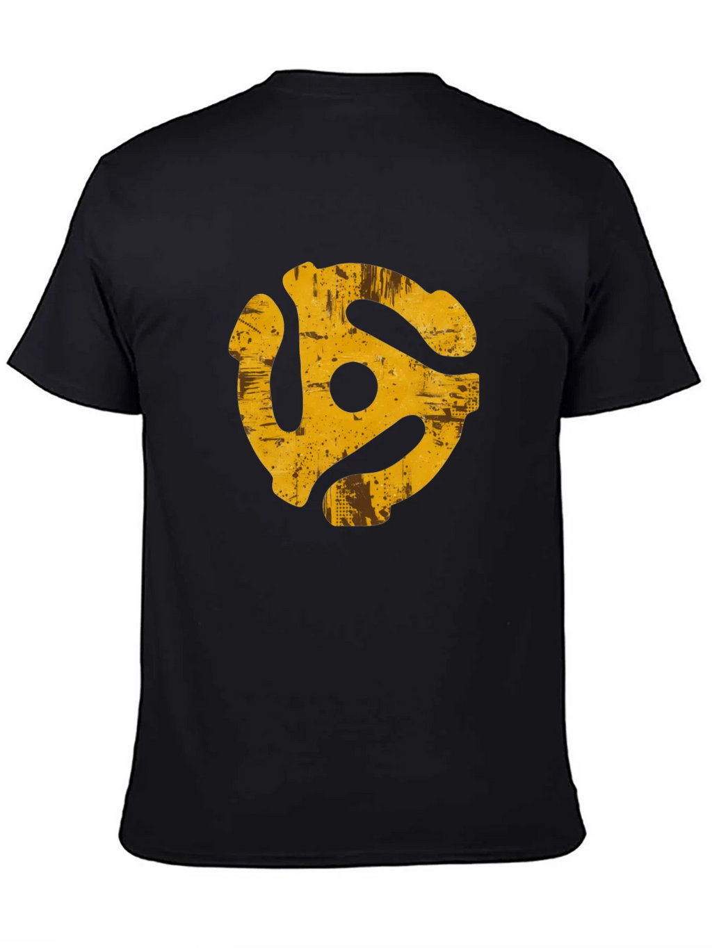 Retro Record Adapter Graphic Tee - Black product image 4