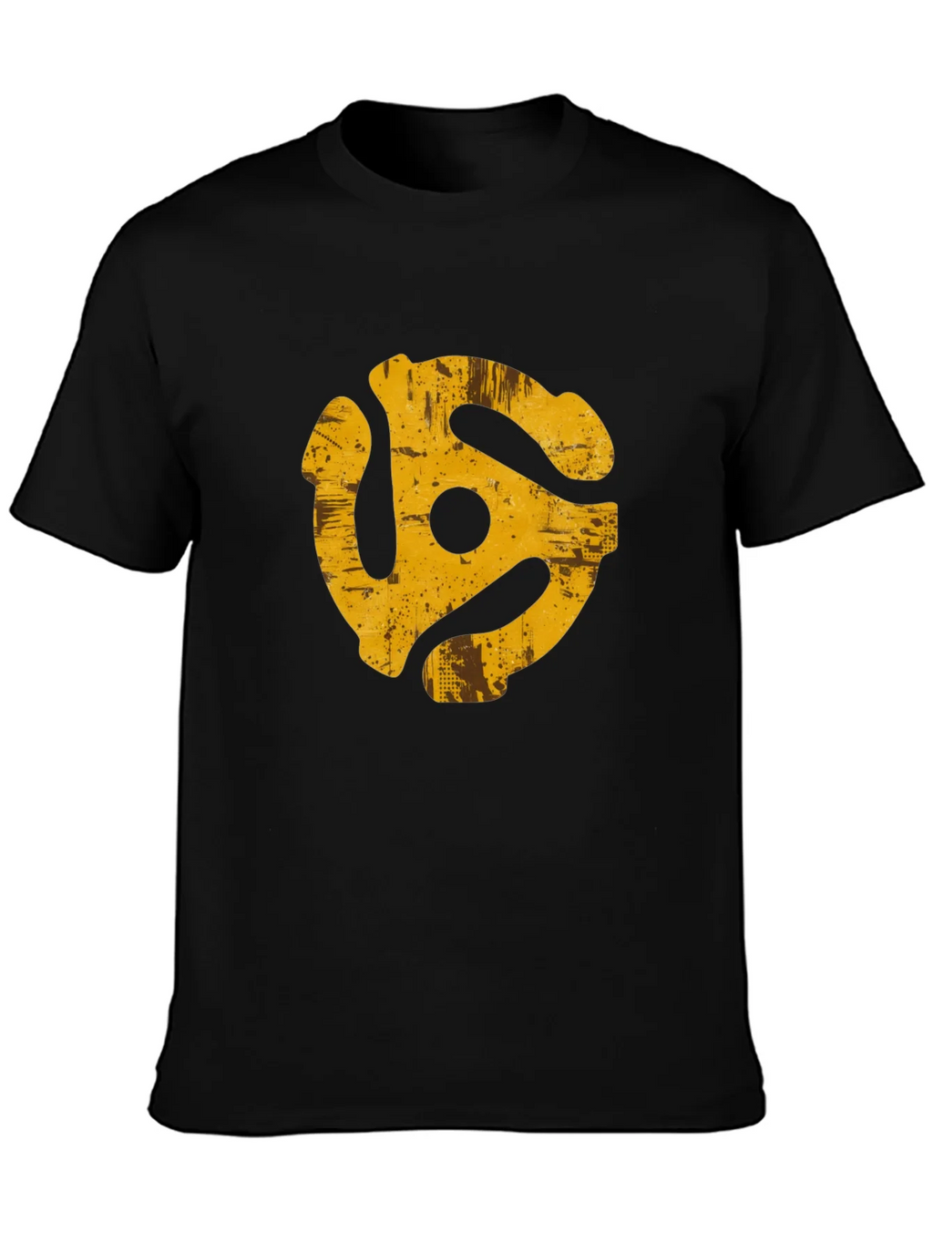 Retro Record Adapter Graphic Tee - Black product image 3
