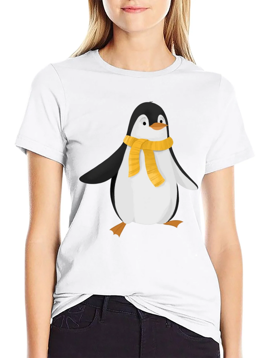 Penguin Scarf Graphic T-Shirt product image 8