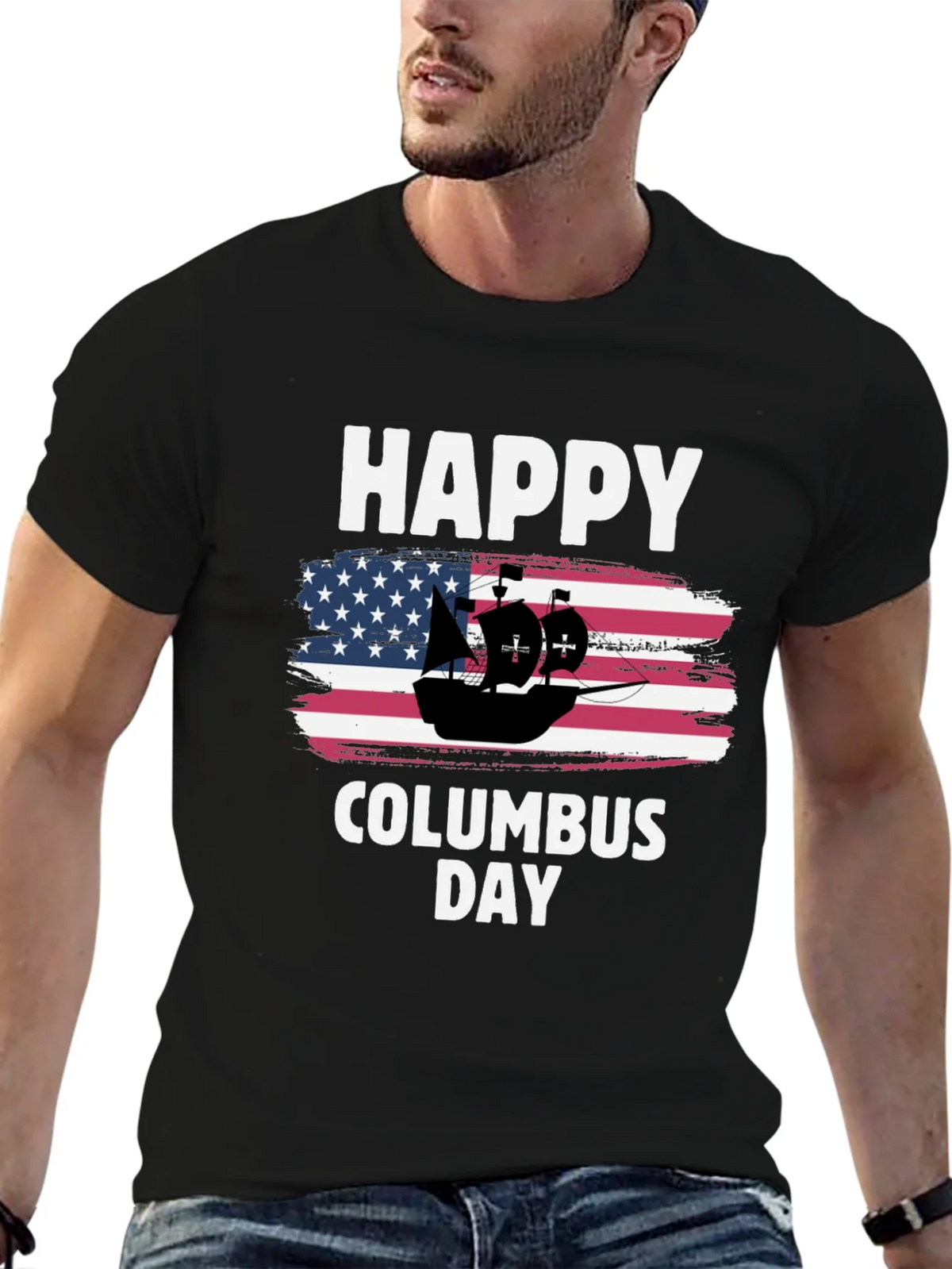 Happy Columbus Day T-Shirt product image 6