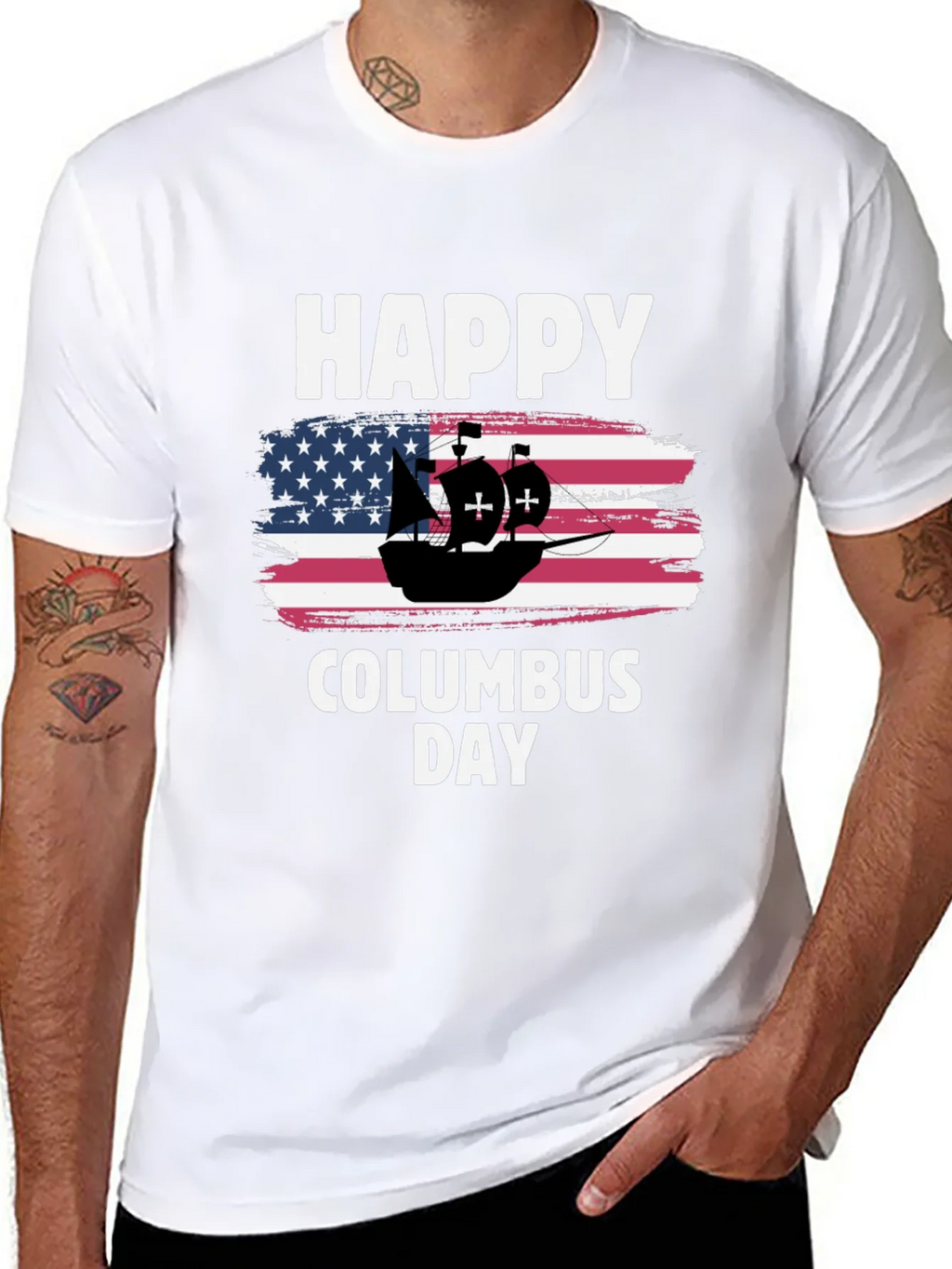 Happy Columbus Day T-Shirt product image 7