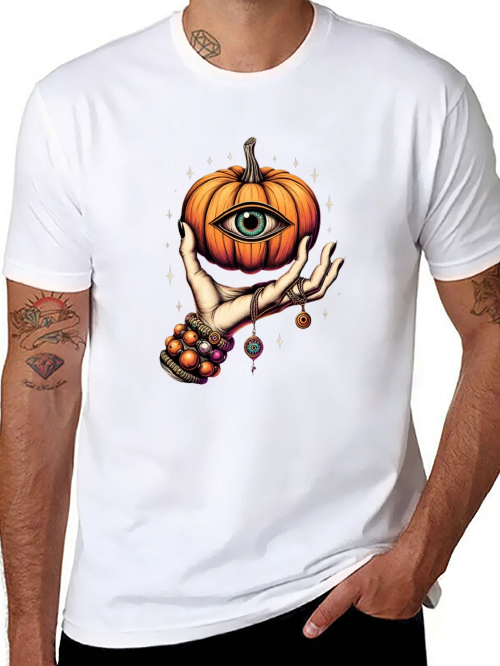 Mystic Pumpkin Eye Graphic Tee product image 7