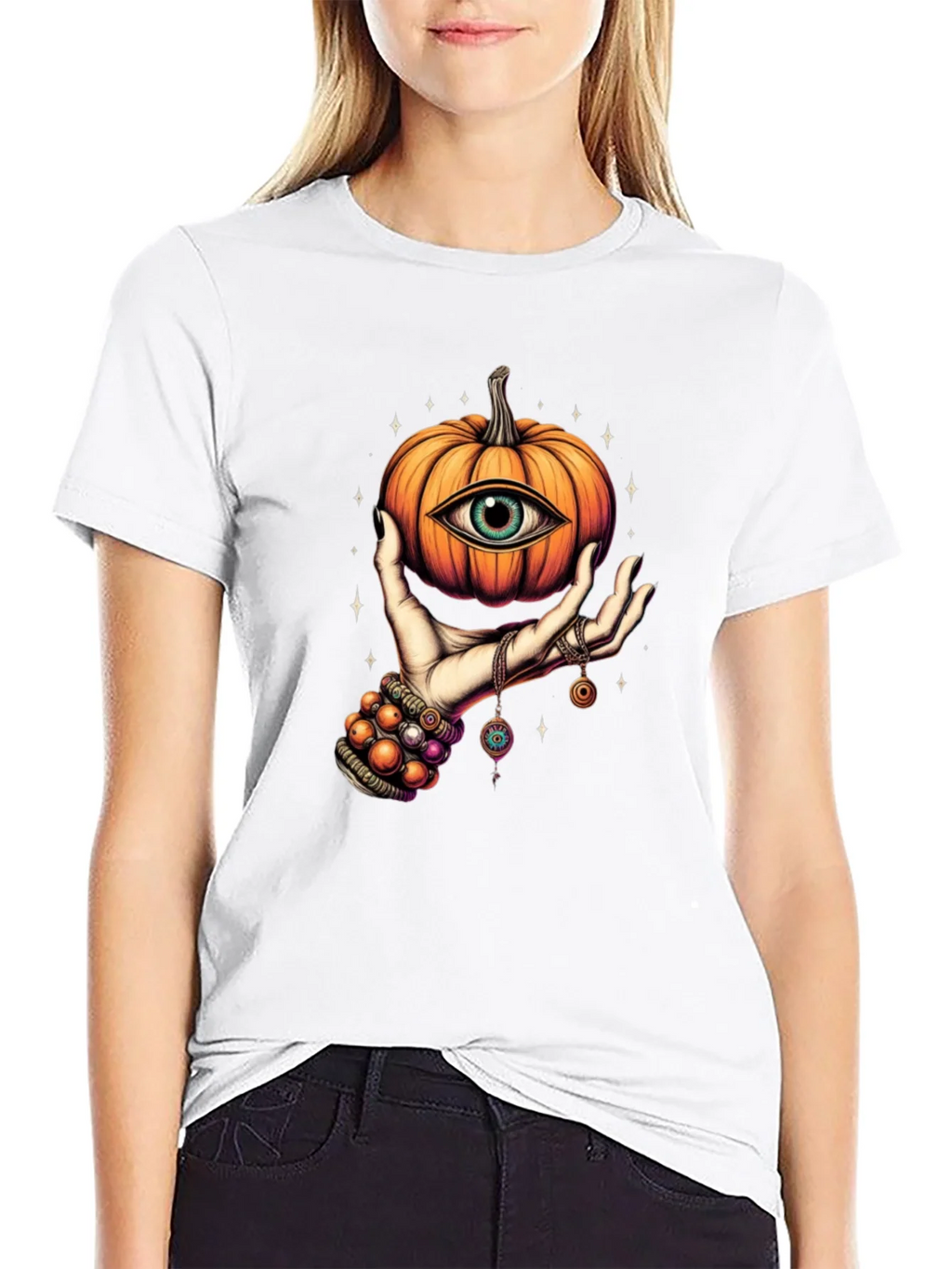 Mystic Pumpkin Eye Graphic Tee product image 8