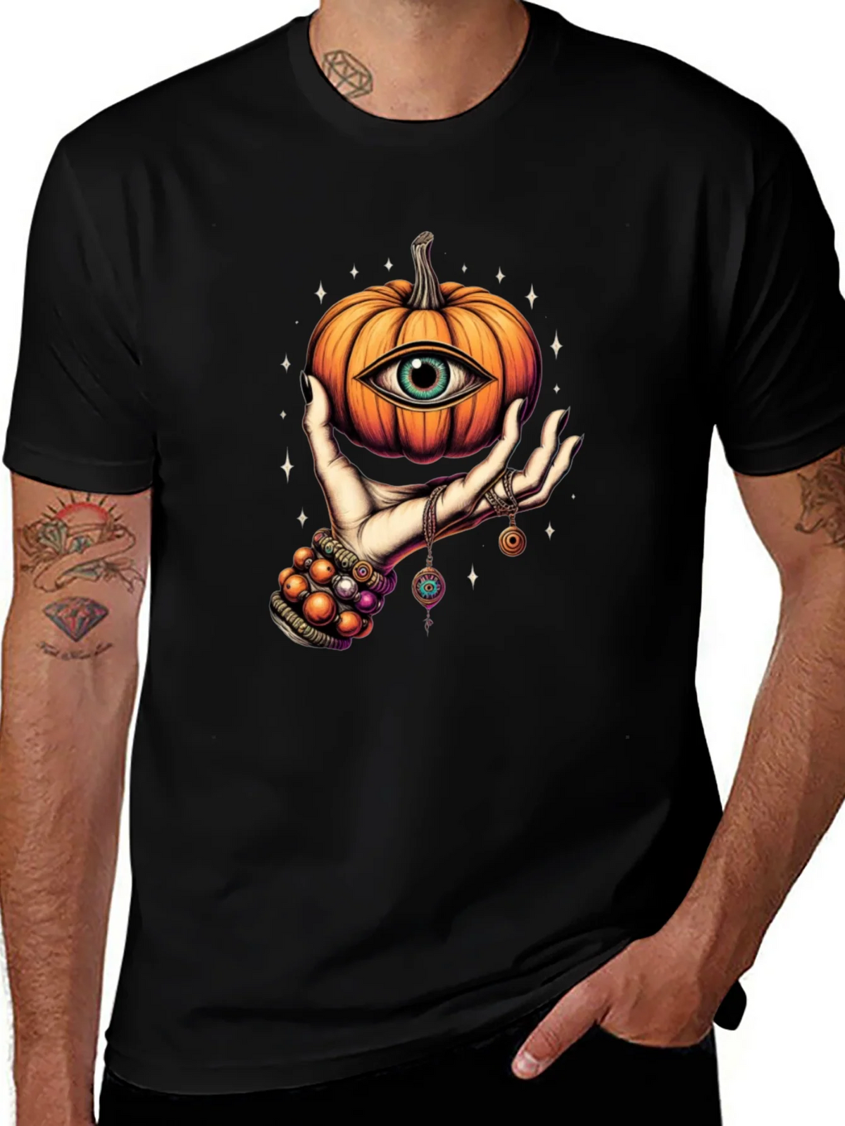 Mystic Pumpkin Eye Graphic Tee product image 1