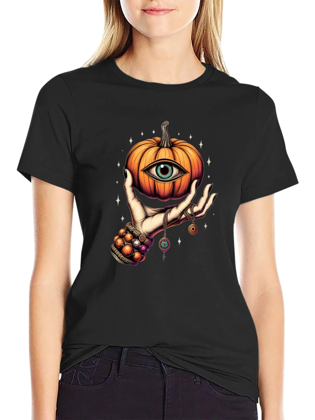 Mystic Pumpkin Eye Graphic Tee product image 2