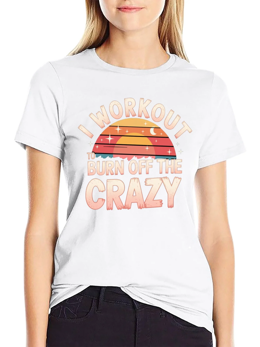Workout to Burn Crazy Tee product image 8