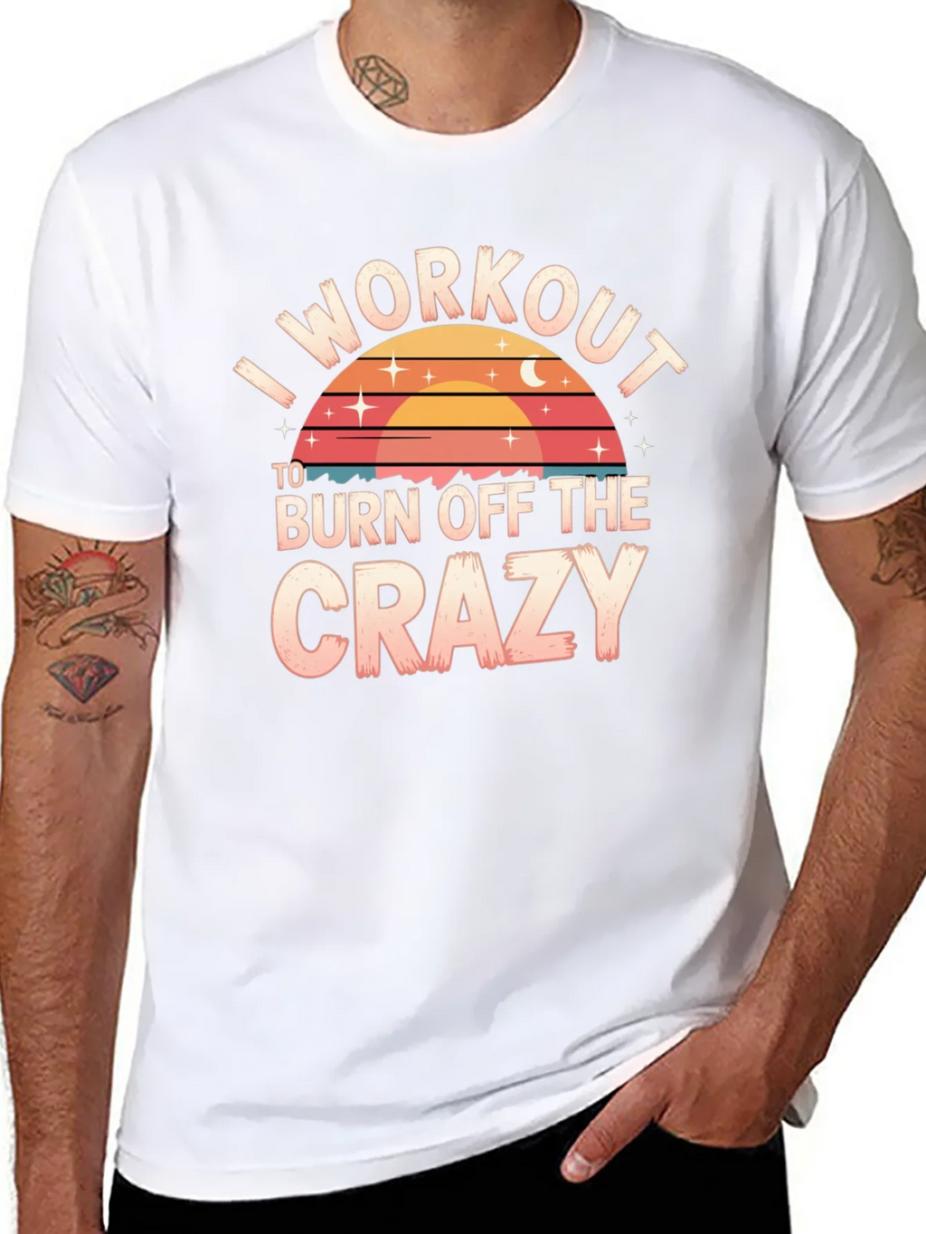 Workout to Burn Crazy Tee product image 7