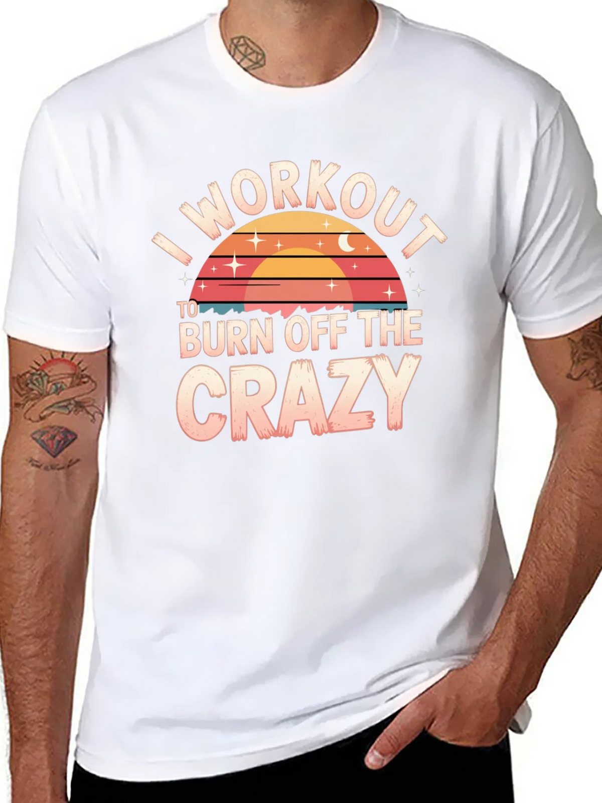 Workout to Burn Crazy Tee product image 7
