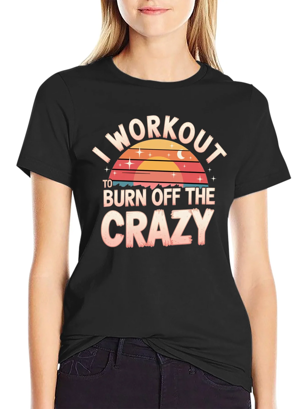 Workout to Burn Crazy Tee product image 2