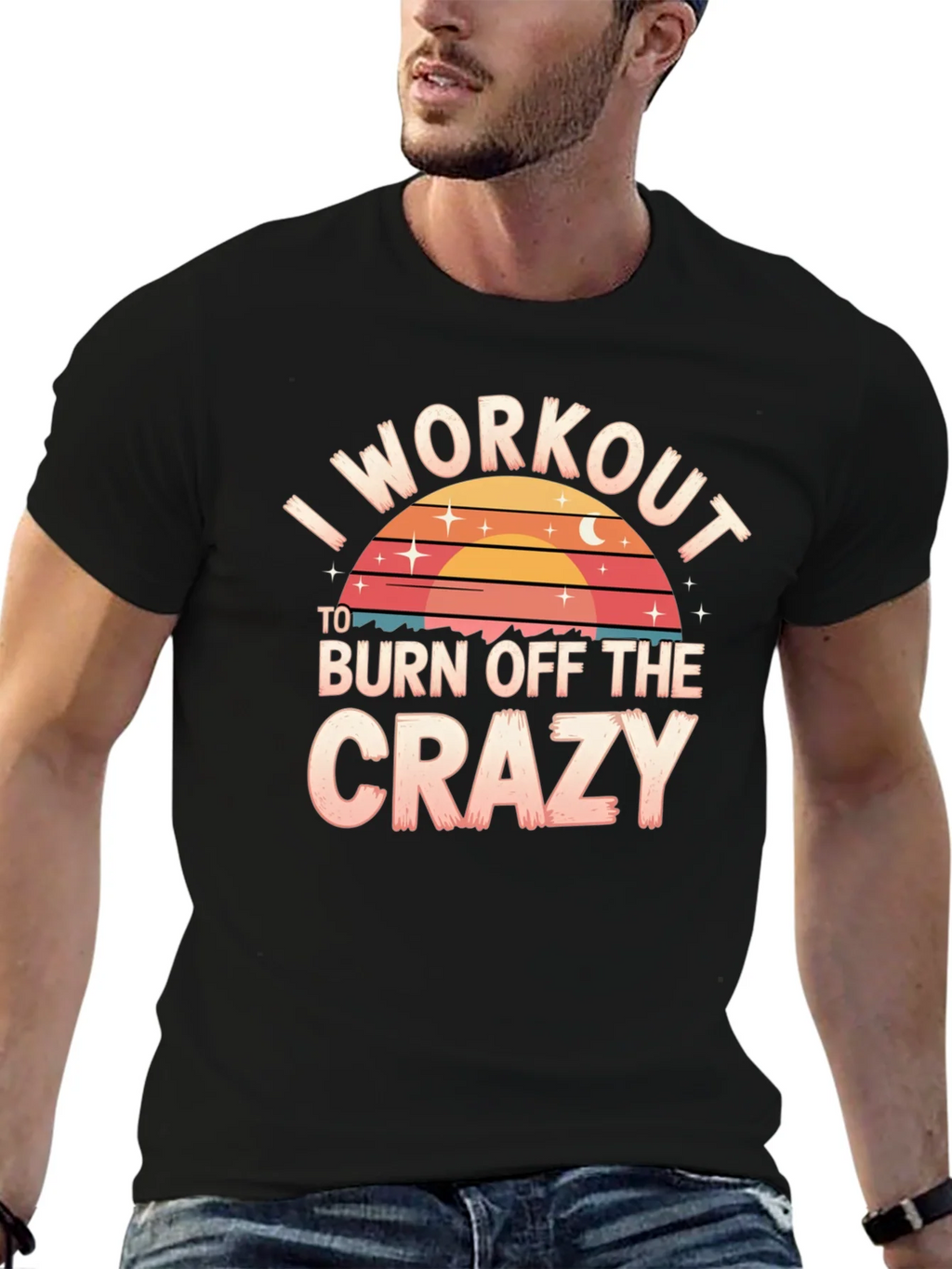 Workout to Burn Crazy Tee product image 6