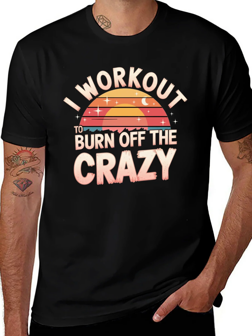 Workout to Burn Crazy Tee product image 1
