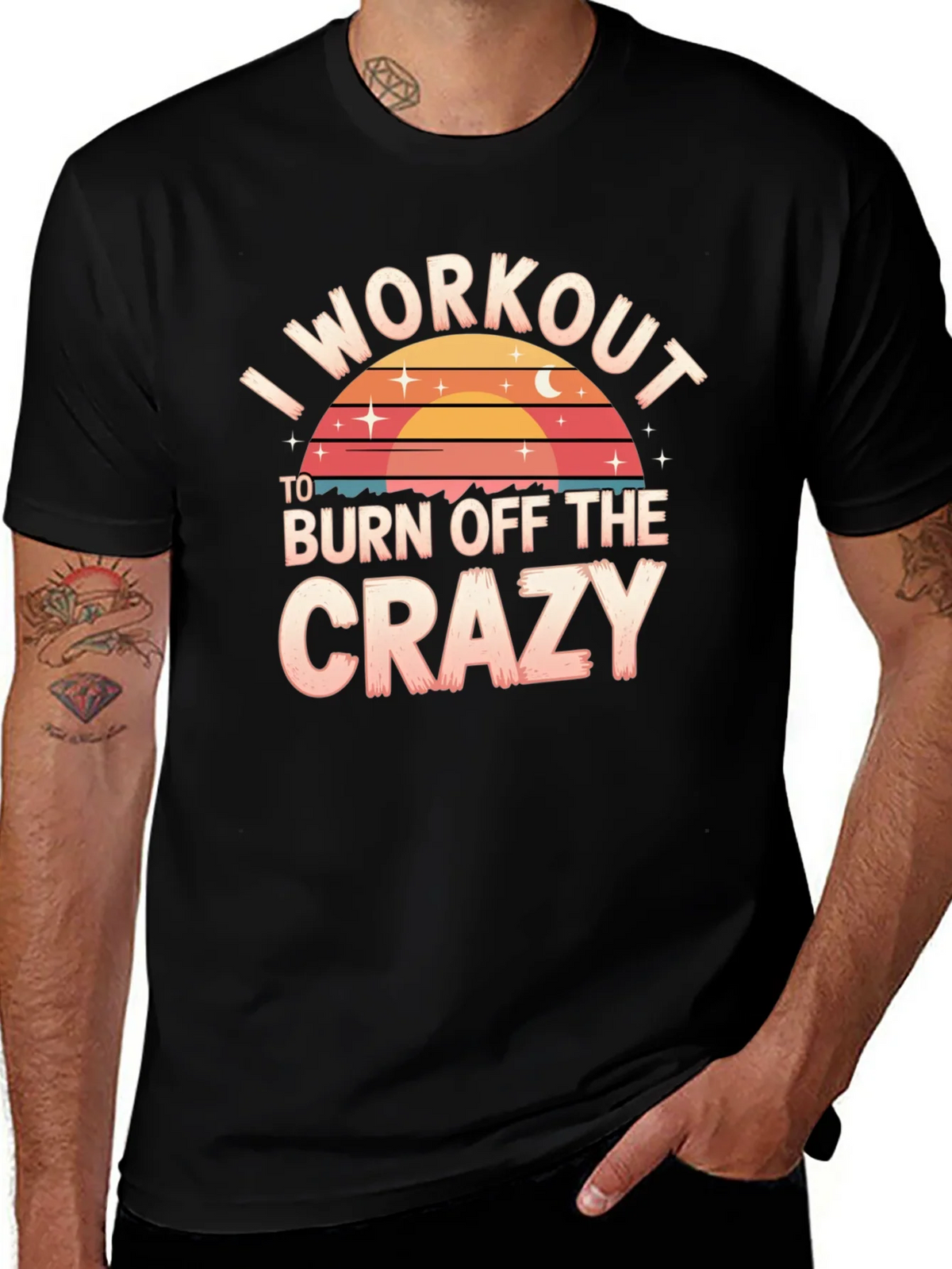 Workout to Burn Crazy Tee product image 1