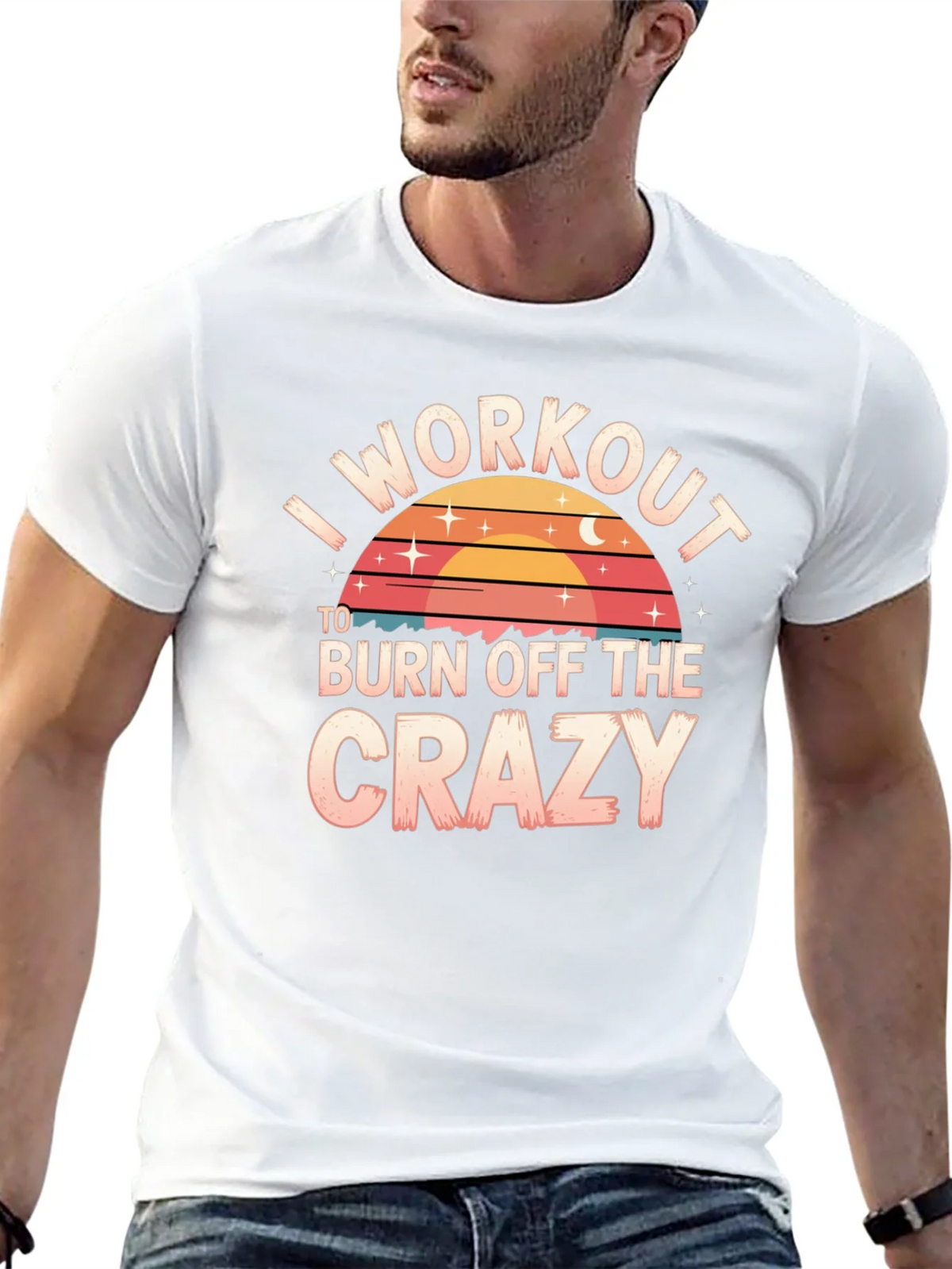 Workout to Burn Crazy Tee product image 12