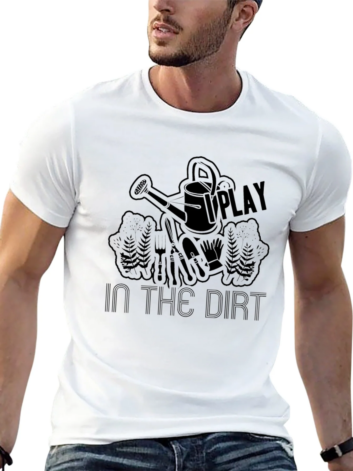 Play in the Dirt Black Graphic T-Shirt product image 12