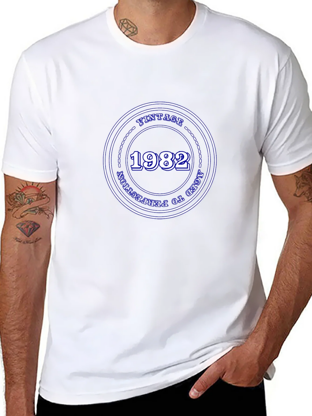 Vintage 1982 Aged To Perfection T-Shirt product image 7
