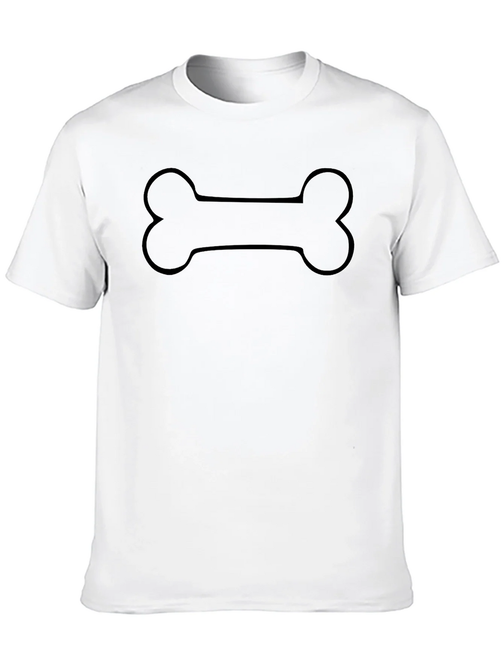 Dog Bone Graphic T-Shirt - Classic Black Tee product image 9