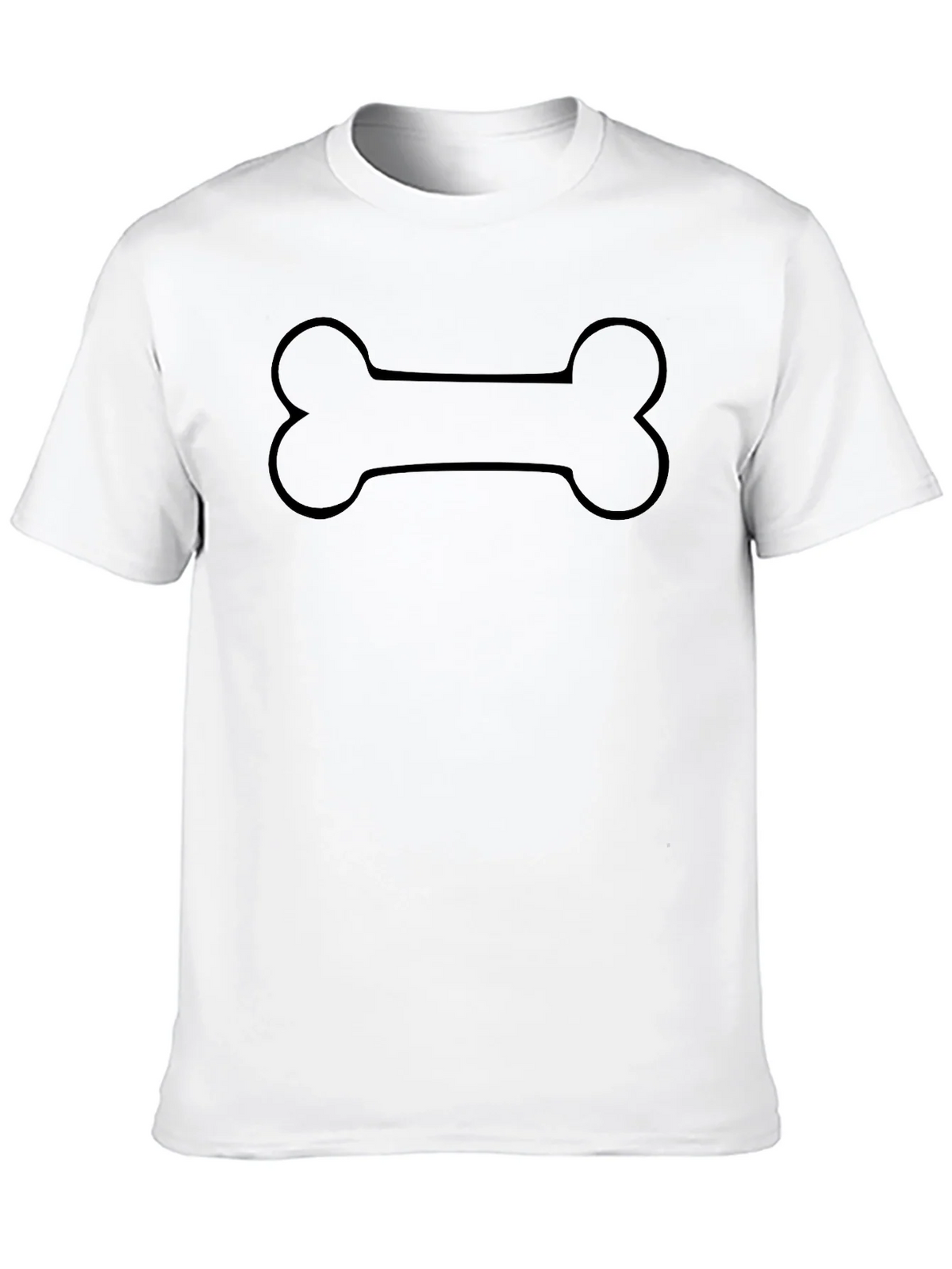 Dog Bone Graphic T-Shirt - Classic Black Tee product image 9