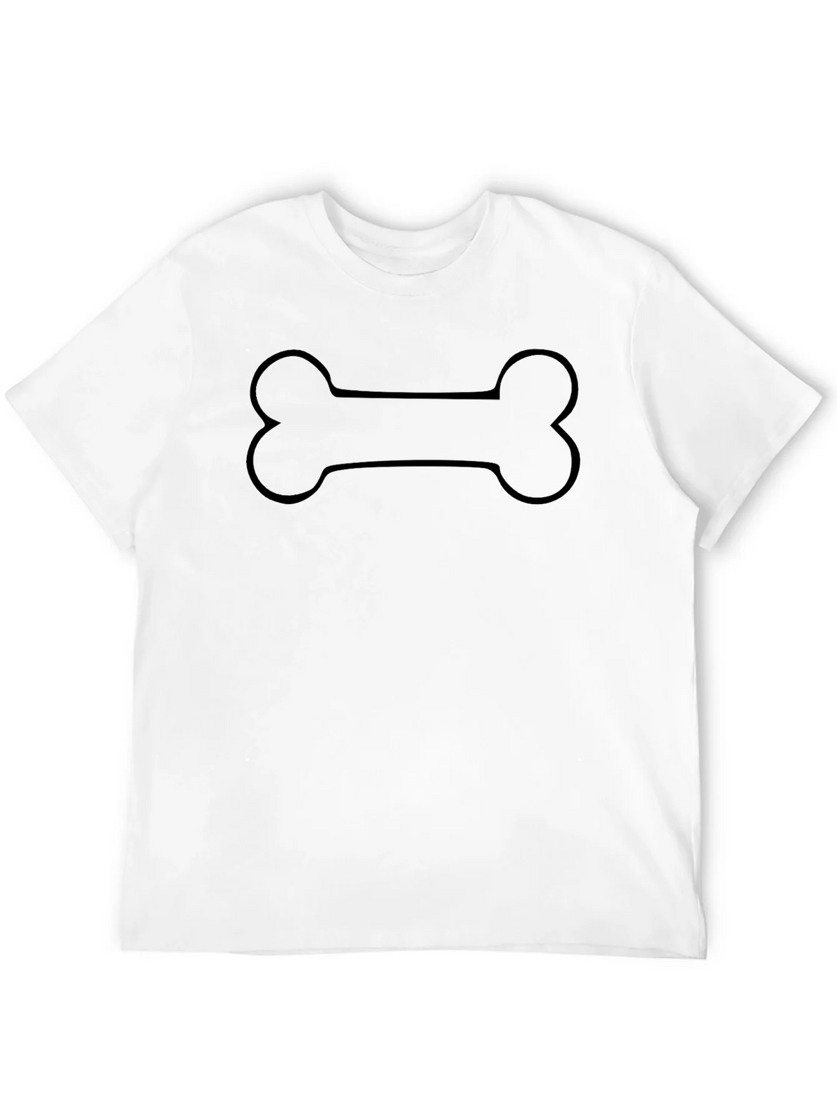 Dog Bone Graphic T-Shirt - Classic Black Tee product image 11