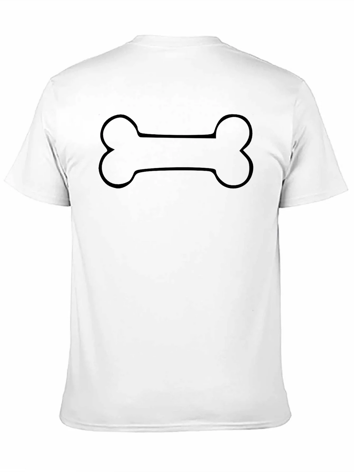 Dog Bone Graphic T-Shirt - Classic Black Tee product image 10