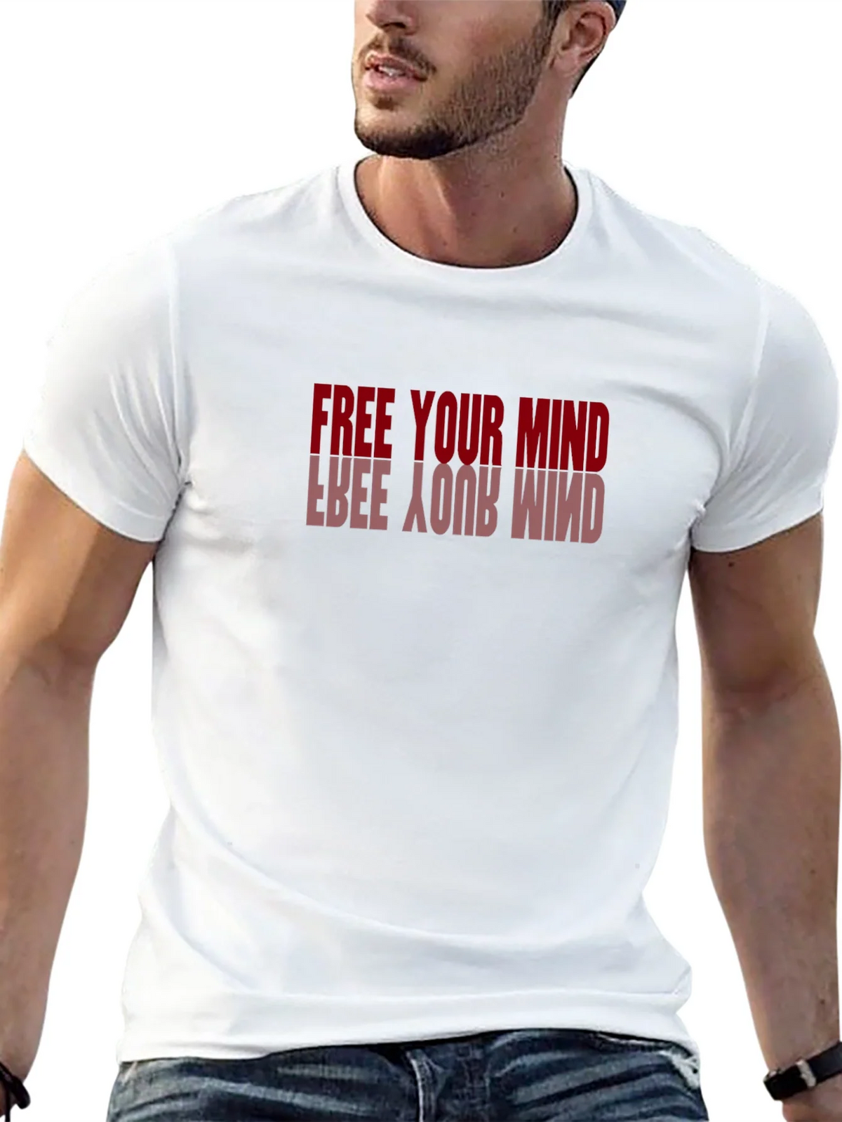 Free Your Mind Graphic Tee - Stylish Black T-Shirt product image 12