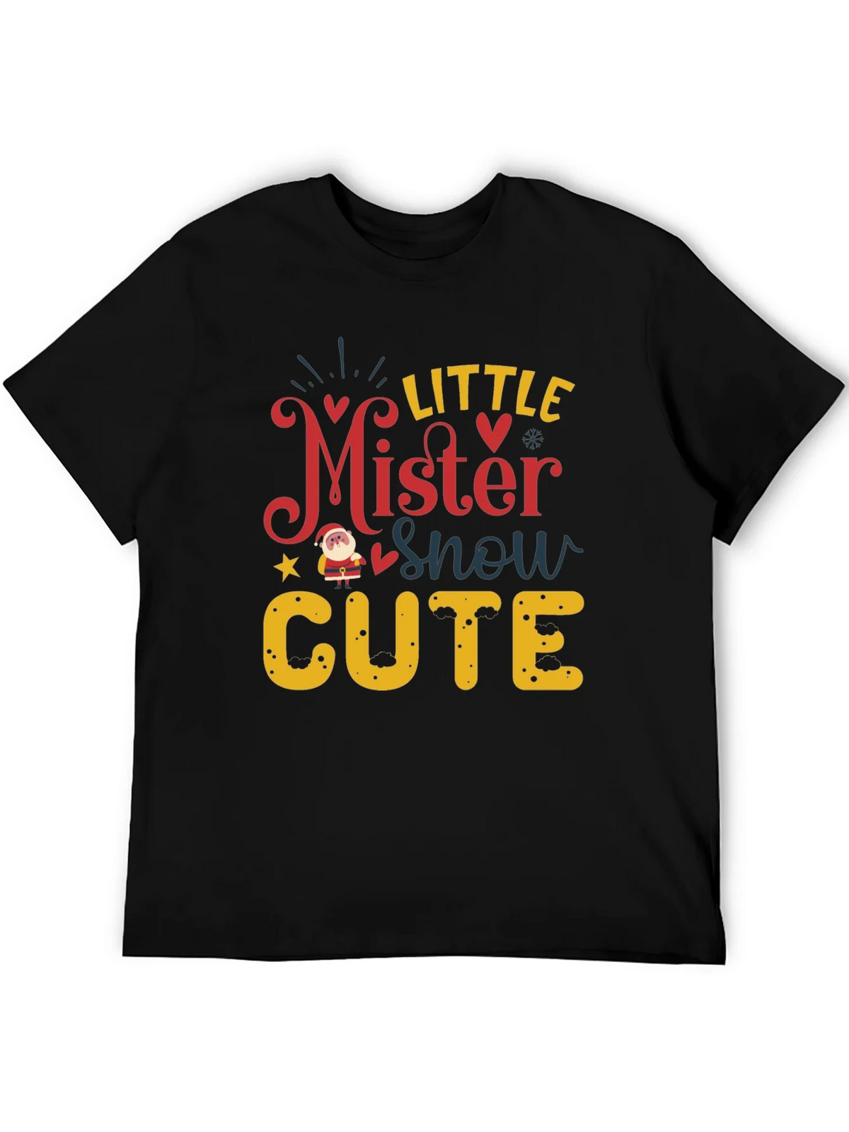 Little Mister Snow Cute Holiday T-Shirt product image 5