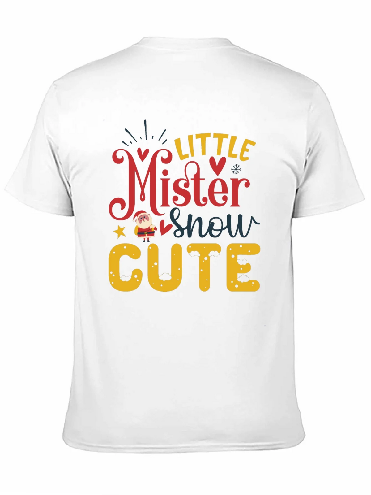 Little Mister Snow Cute Holiday T-Shirt product image 10