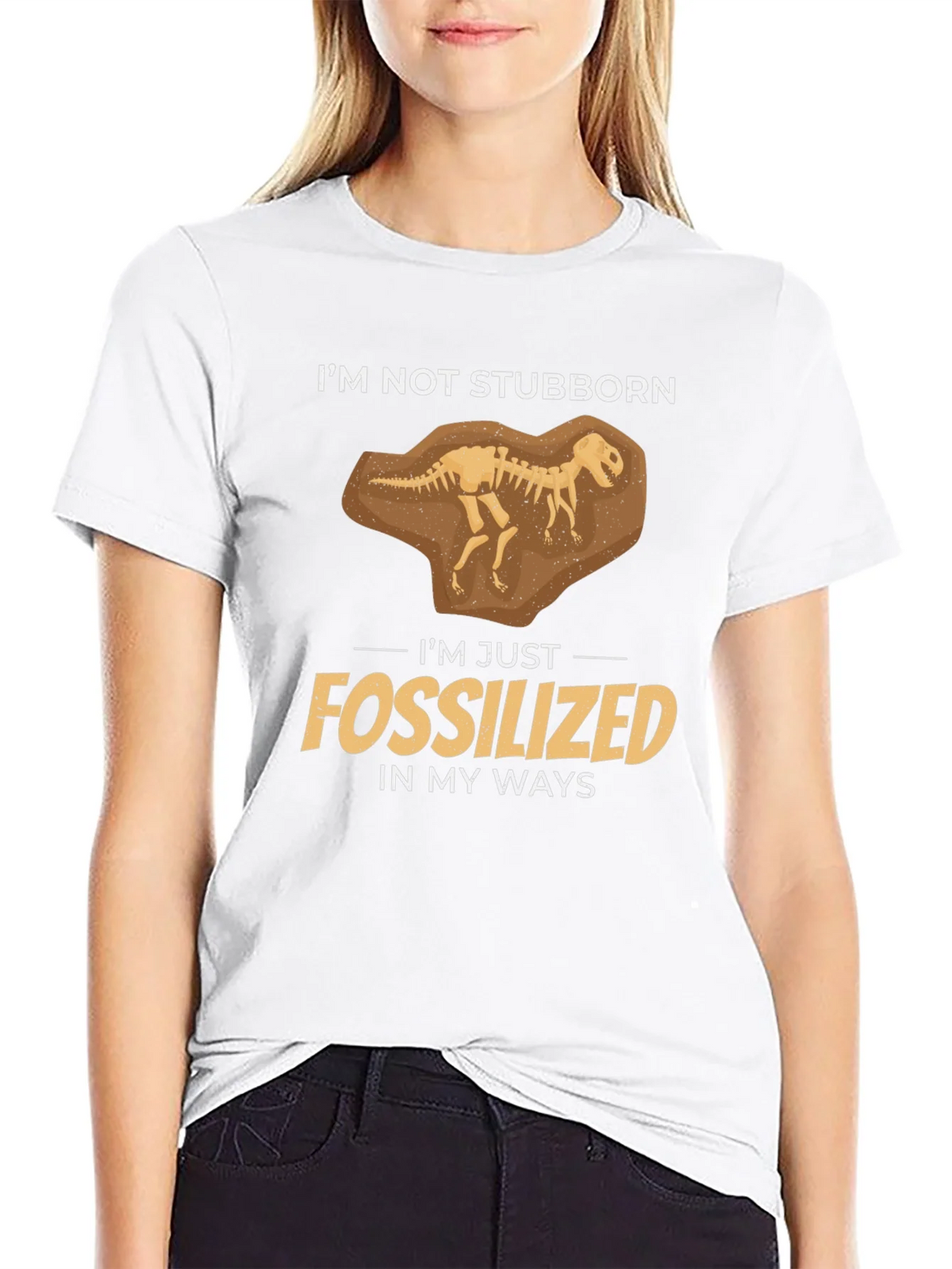 Fossilized Funny Graphic T-Shirt product image 8
