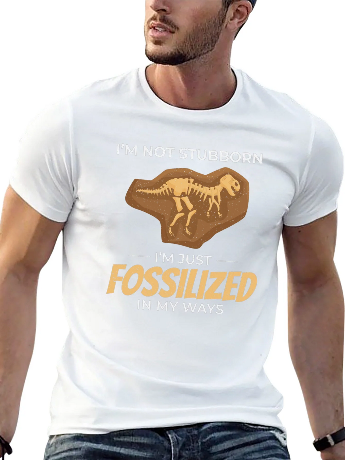 Fossilized Funny Graphic T-Shirt product image 12