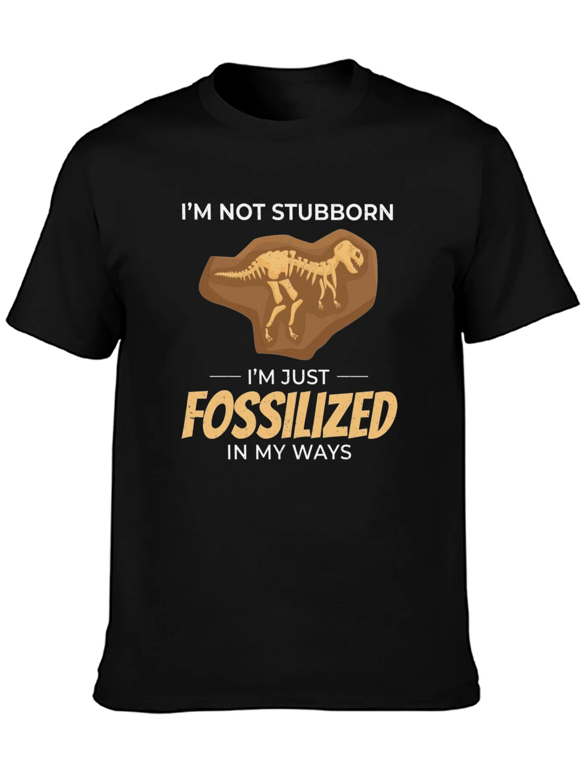 Fossilized Funny Graphic T-Shirt product image 3